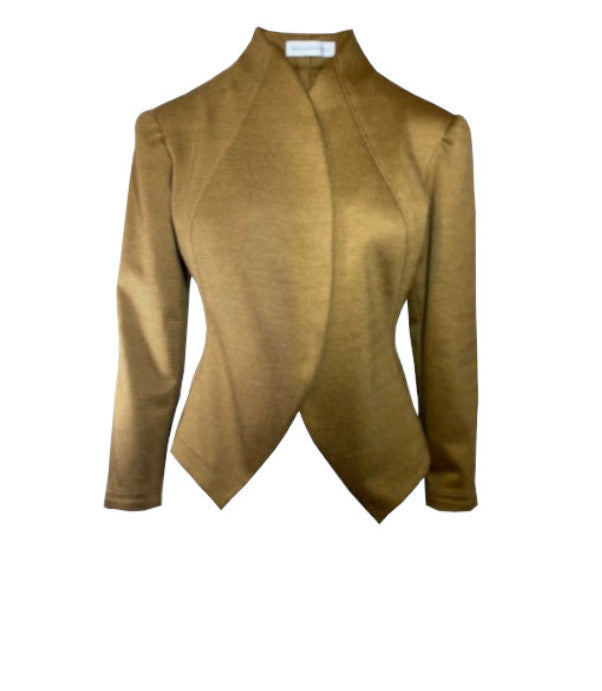 Micro-Stripe Ponte Knit Jacket